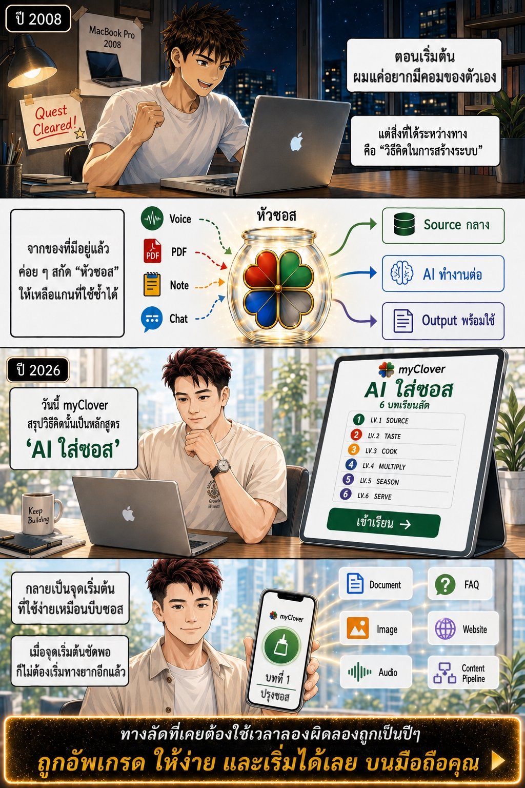 เรื่องเล่าจากโรงตีเหล็ก ตอนที่ 6 — สำหรับคนที่มาทีหลัง — ช่องที่ 4